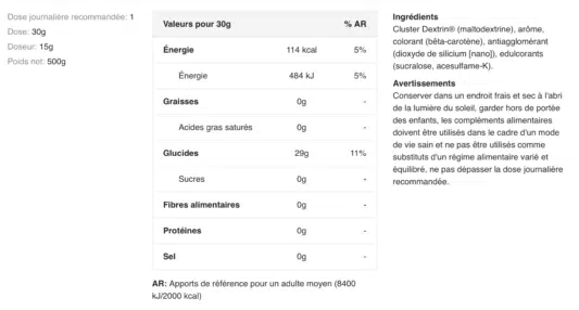 GlycoBol® - Yamamoto® 500g - Cluster Dextrin – Image 2